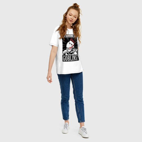 Женская футболка хлопок Oversize Убийца гоблинов 9 - фото 5