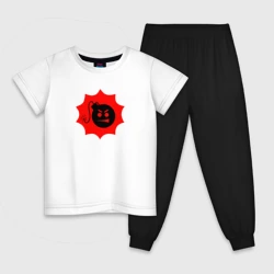 Детская пижама с белой футболкой Serios Sam