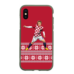 Чехол для iPhone XS Max матовый Luka Modric