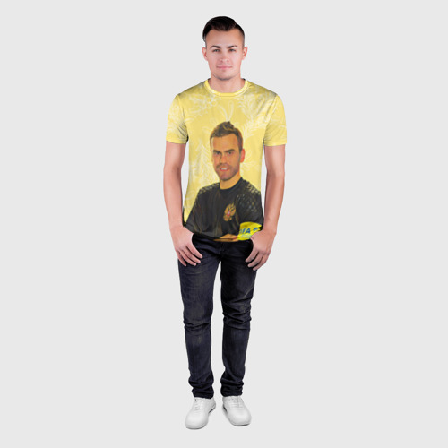 Мужская футболка 3D Slim Акинфеев Праздничный - фото 4