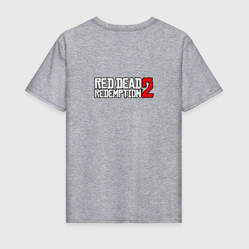 Мужская футболка хлопок Red Dead Redemption 2 T-Shirt, цвет меланж - фото 2