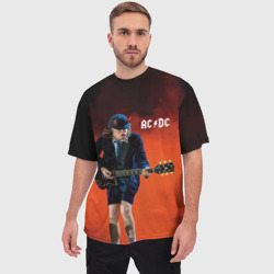 Мужская футболка oversize 3D AC/DC - фото 2