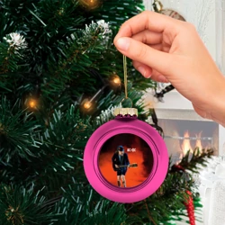 Ёлочный шар стеклянный/пластиковый AC/DC - фото 2