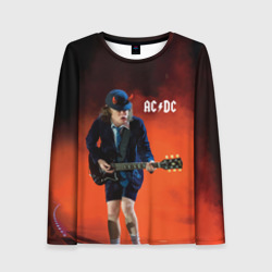 Женский лонгслив 3D AC/DC