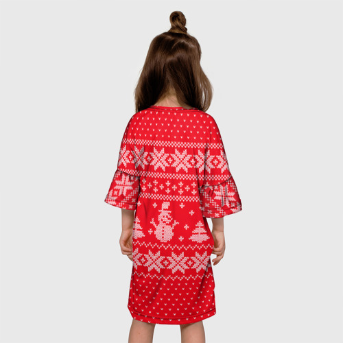 Детское платье 3D Новогодняя Полина - фото 5