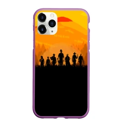 Чехол для iPhone 11 Pro Max матовый Red dead Redemption