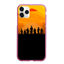 Чехол для iPhone 11 Pro Max матовый Red dead Redemption