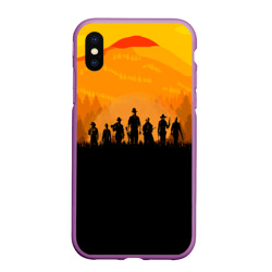 Чехол для iPhone XS Max матовый Red dead Redemption