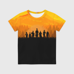 Детская футболка 3D Red dead Redemption