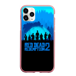 Чехол для iPhone 11 Pro Max матовый Red dead Redemption 2