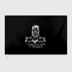Флаг 3D Терминатор Т800,