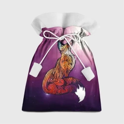 Подарочный 3D мешок Космическая Лиса