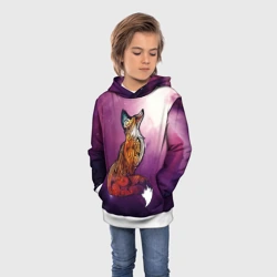 Детская толстовка 3D Космическая Лиса - фото 2