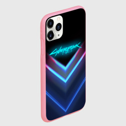 Чехол для iPhone 11 Pro Max матовый Cyberpunk 2077 neon неон - фото 2