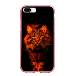 Чехол для iPhone 7Plus/8 Plus матовый Рыжий кот