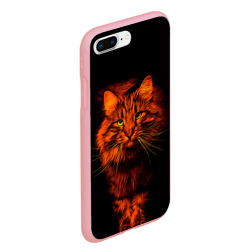 Чехол для iPhone 7Plus/8 Plus матовый Рыжий кот - фото 2