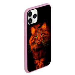 Чехол для iPhone 11 Pro Max матовый Рыжий кот - фото 2