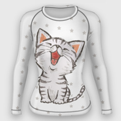 Женский рашгард 3D Милейший Котик