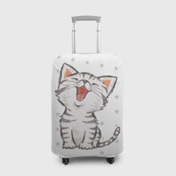 Чехол для чемодана 3D Милейший Котик