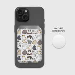 Картхолдер Magsafe магнитный Котики - фото 2