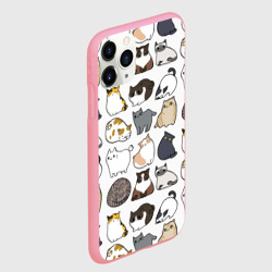 Чехол для iPhone 11 Pro Max матовый Котики - фото 2