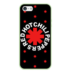 Чехол для iPhone 5/5S матовый Red Hot Chili Peppers