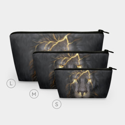 Косметичка 3D Лев с молнией - фото 2