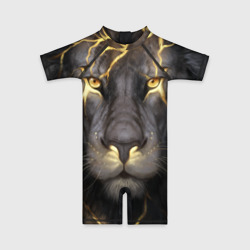 Детский купальный костюм 3D Лев с молнией