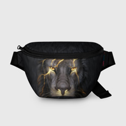 Поясная сумка 3D Лев с молнией