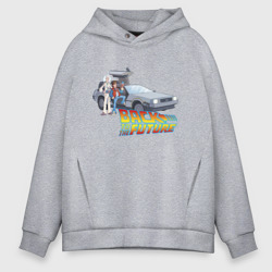 Мужское худи Oversize хлопок Back to the future