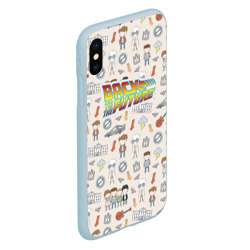 Чехол для iPhone XS Max матовый Back to the future 5 - фото 2