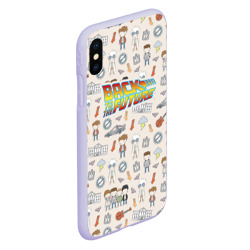 Чехол для iPhone XS Max матовый Back to the future 5 - фото 2