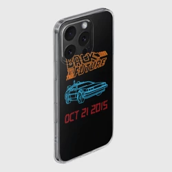 Чехол для iPhone 16 Pro Max силиконовый с защитой камеры Back to the future 10 - фото 2