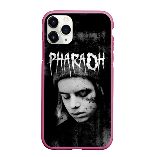 Чехол для iPhone 11 Pro Max матовый Pharaoh, цвет малиновый