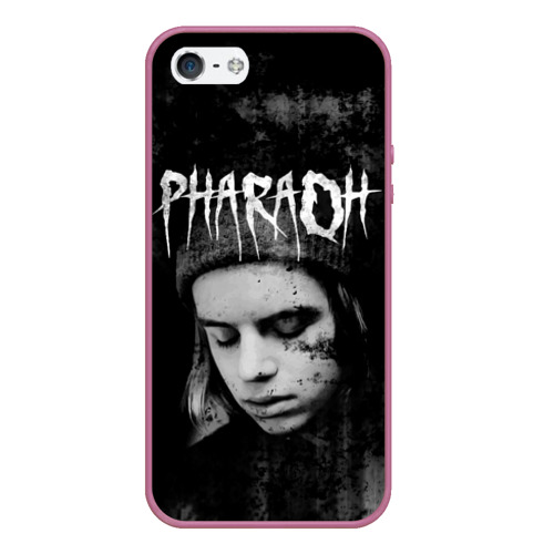 Чехол для iPhone 5/5S матовый Pharaoh, цвет розовый