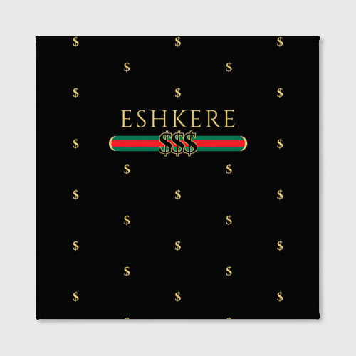 Холст квадратный Face Eshkere GG Style, цвет 3D печать - фото 2