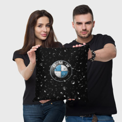 Подушка 3D BMW под Дождём - фото 2