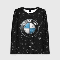 Женский лонгслив 3D BMW под Дождём