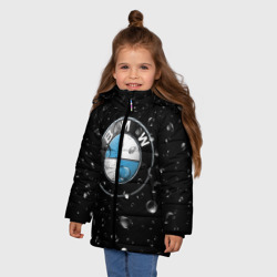 Зимняя куртка для девочек 3D BMW под Дождём - фото 2