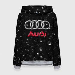 Женская толстовка 3D Audi под Дождём