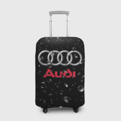 Чехол для чемодана 3D Audi под Дождём
