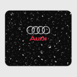 Прямоугольный коврик для мышки Audi под Дождём