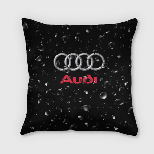 Подушка 3D Audi под Дождём