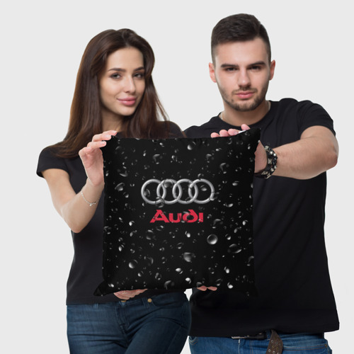 Подушка 3D Audi под Дождём - фото 3