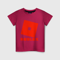 Детская футболка хлопок Roblox Logo