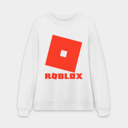 Мужской свитшот oversize без начеса хлопок Roblox Logo