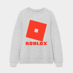 Мужской свитшот oversize без начеса хлопок Roblox Logo