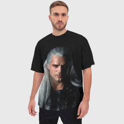 Мужская футболка oversize 3D The Witcher. Geralt of Rivia - фото 2