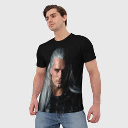 Мужская футболка 3D The Witcher. Geralt of Rivia - фото 2