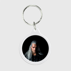 Брелок круглый The Witcher. Geralt of Rivia